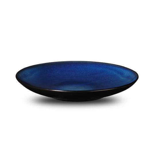 Don Bellini Mirage 10.25"/26cm Black Round Porcelain Plate - HorecaStore