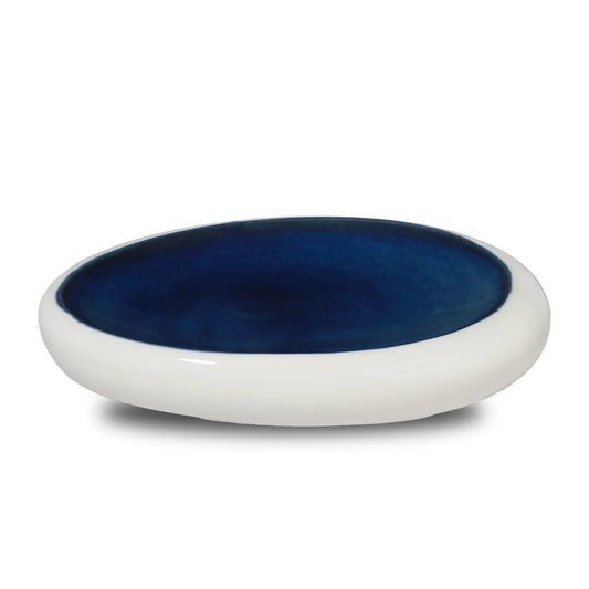 Don Bellini Mirage 12"/31cm White Oval Porcelain Plate - HorecaStore