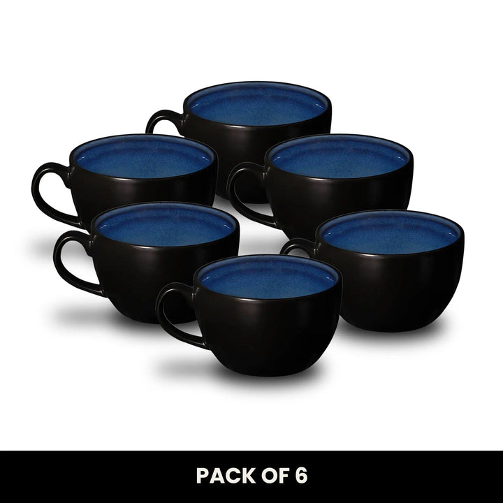 Don Bellini Mirage 3oz/9cl Black Round Porcelain Cup - HorecaStore