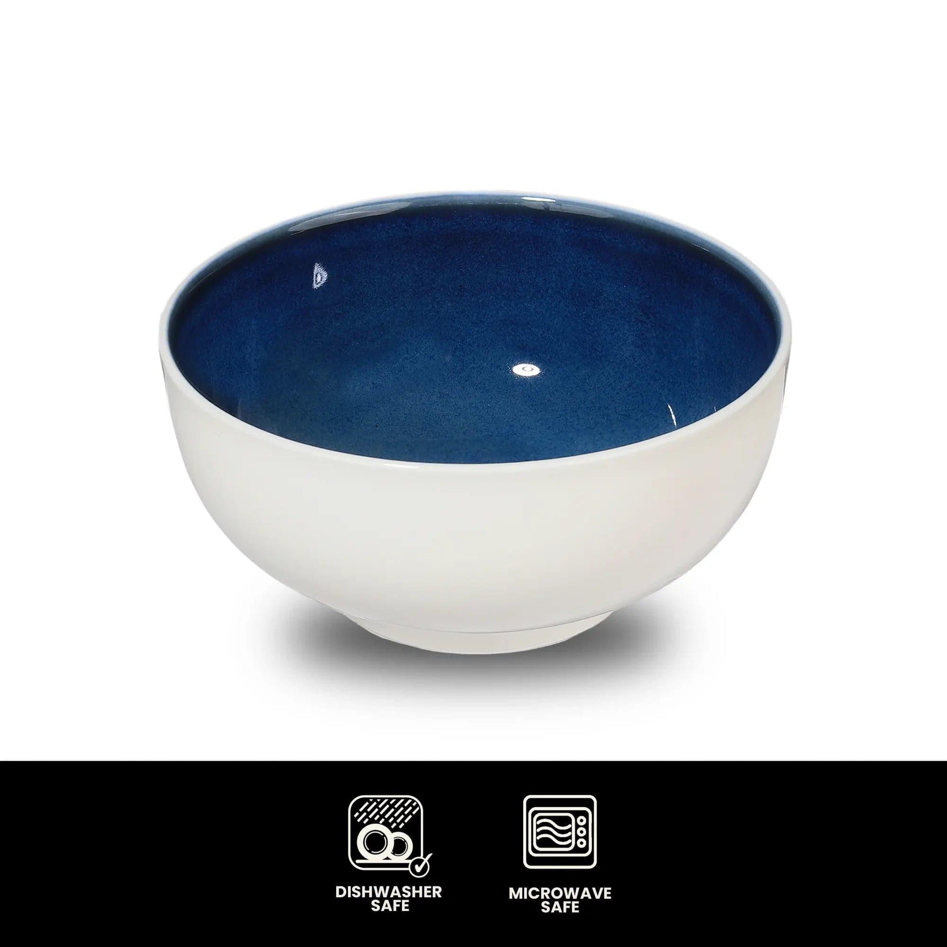 Don Bellini Mirage 7.5"/19cm White Round Porcelain Bowl - 4/Case