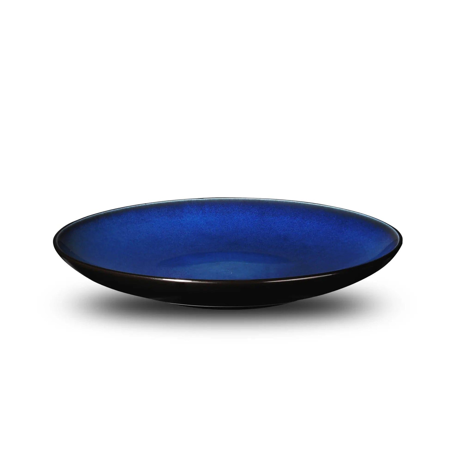 Don Bellini Mirage 8.25"/21cm Black Round Porcelain Plate - HorecaStore