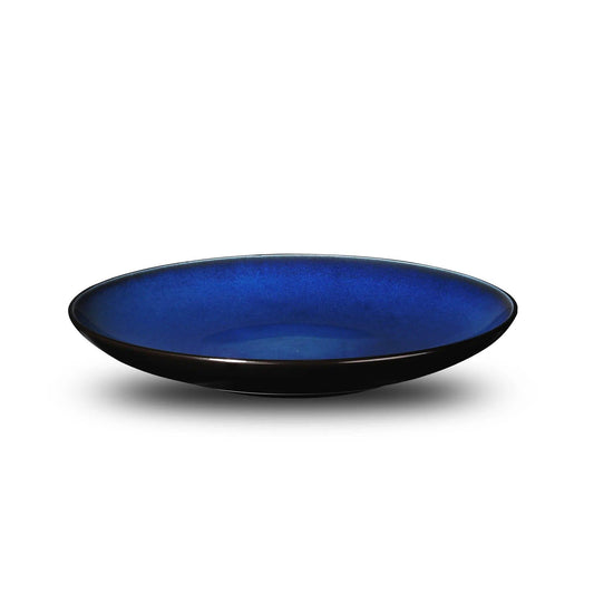 Don Bellini Mirage 8.25"/21cm Black Round Porcelain Plate - HorecaStore