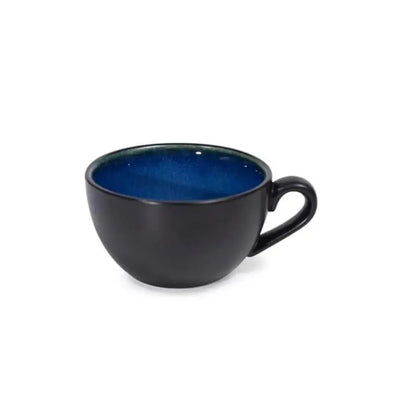 Don Bellini Mirage 8.5oz/25cl Black Round Porcelain Cup