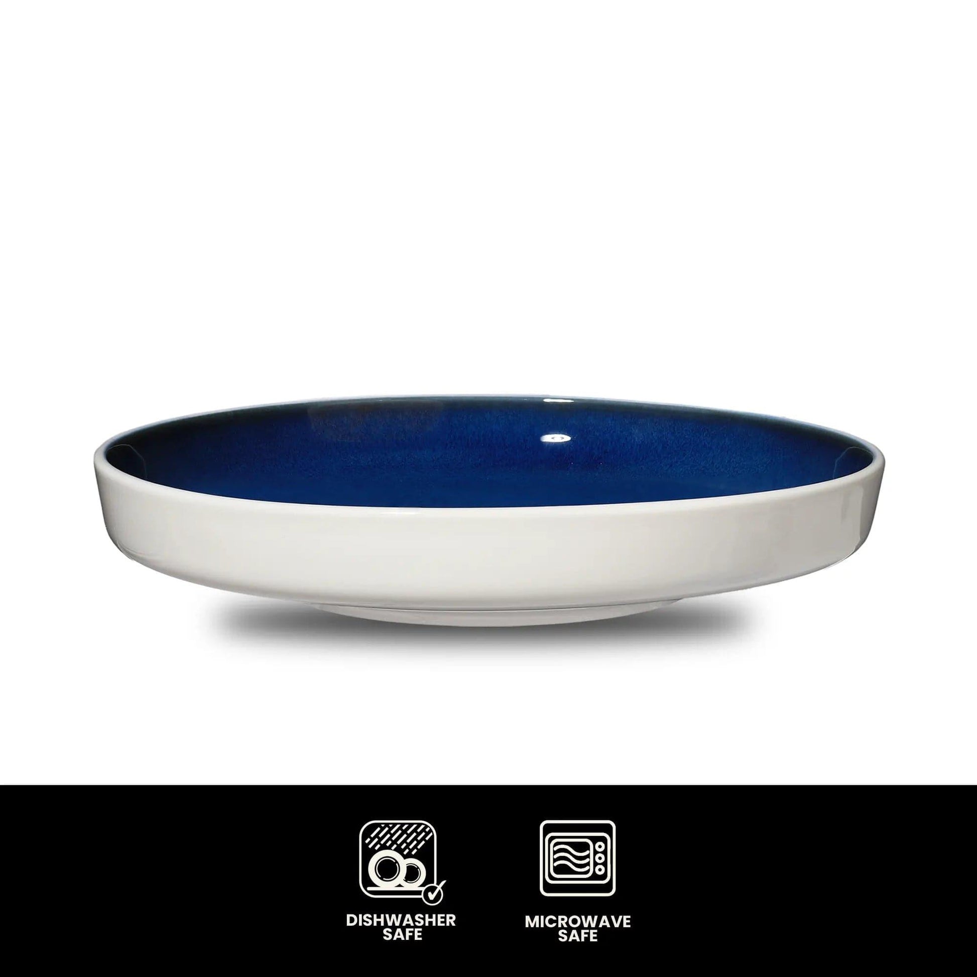 Don Bellini Mirage 9.25"/23cm White Round Porcelain Deep Plate