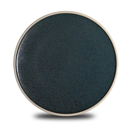 Don Bellini Night & Day 10"/26cm Midnight Blue Round Porcelain Deep Plate - HorecaStore