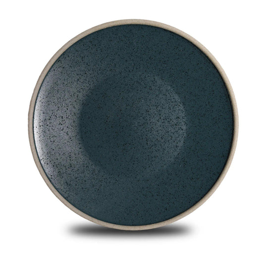Don Bellini Night & Day 10.25"/26cm Midnight Blue Round Porcelain Plate - HorecaStore