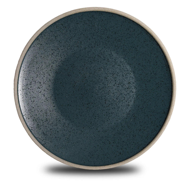 Don Bellini Night & Day 11.5"/30cm Midnight Blue Round Porcelain Plate - HorecaStore