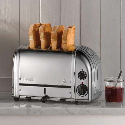 Dualit UK 4 Slice New Gen Stainless Steel Toaster 2.2KW - HorecaStore