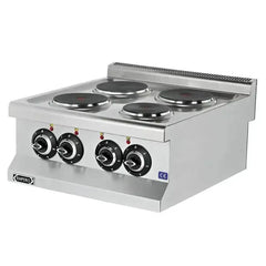 Empero EMP.6KE020-2016 Electrical Cooker 4 Hot Plates, Electric Input 400V AC 3N PE, 60 X 63.5 X 28.5 cm