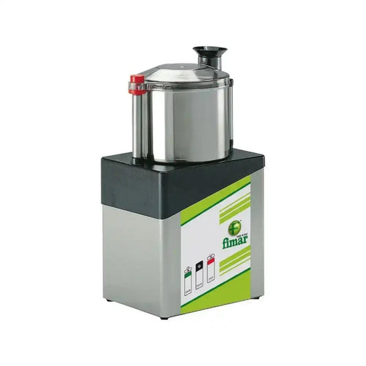 Fimar Stainless Steel And Polycarbonate Electric 750W Cutter CUCL3N235M 1-phase With Stainless Steel Bowl 3L, 24 X 31 X 46cm