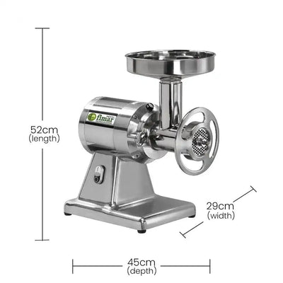 Fimar Stainless Steel Electric 1100W TR22TEQ0I235M Meat Mincer 1 Phase, 41 X 31 X 52 cm   HorecaStore