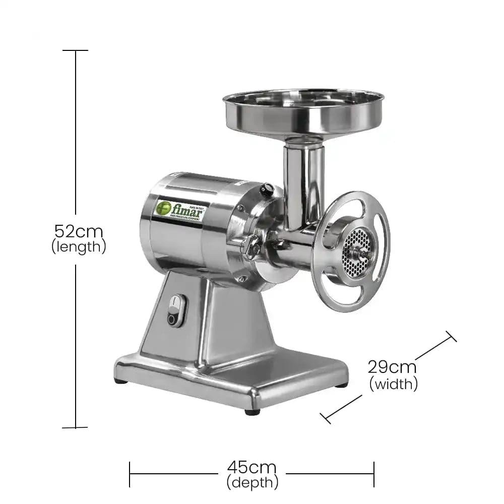 Fimar Stainless Steel Electric 1100W TR22TEQ0I405T Meat Mincer 3 Phase, 41 X 31 X 52 cm   HorecaStore