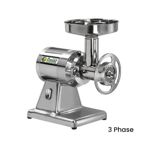 Fimar Stainless Steel Electric 1100W TR22TEQ0I405T Meat Mincer 3 Phase, 41 X 31 X 52 cm