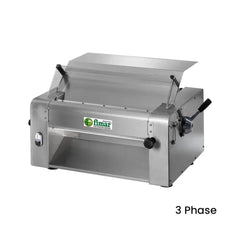 Fimar Stainless Steel Electric 370W SFSI52040050T, Pasta And Pizza Dough Roller Machine 3 Phase, 78 X 48 X 40 cm