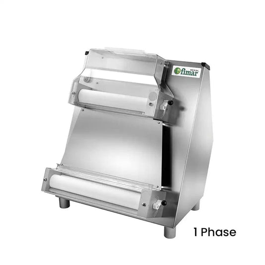 Fimar Stainless Steel Electric 370W STFI42N235M Pizza Dough Roller Machine 1 Phase, 59 X 51 X 76 cm   HorecaStore