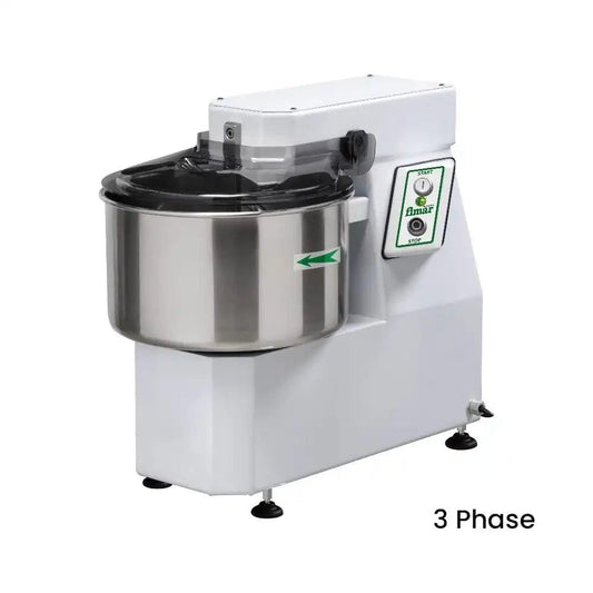 Fimar Stainless Steel Electric 750W IM18SN235M Spiral Kneader Dough Mixer With Fixed Head, And 22L Bowl 3 Phase, 67 X 39 X 60 cm   HorecaStore