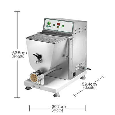 Fimar Stainless Steel Electric 750W PF40E235M, 3.5kg Pasta-Making and Processing Machine 1 Phase, 31 X 59 X 53 cm