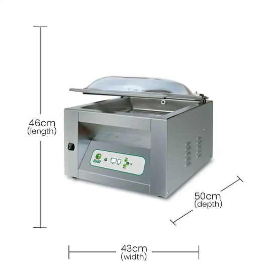Fimar Stainless Steel Electric 850W CAM350E235M Chamber Vacuum Packers ECO 1Phase, 46 X 50 X 43 cm   HorecaStore