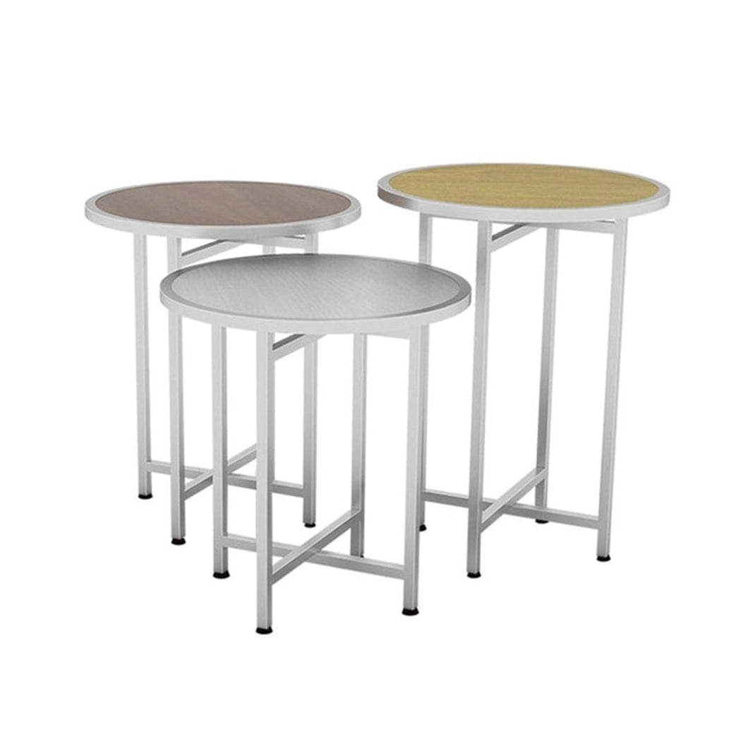 Foldable Buffet Table Round D 80 x H 75 cm