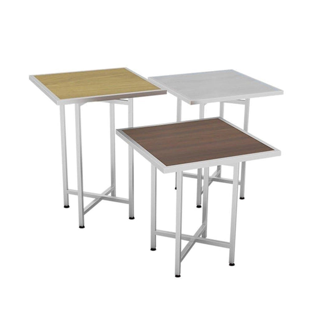 Foldable Buffet Table Square L 80 x W 80 x H 75 cm