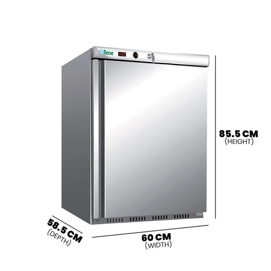 Forcar G-ER200SS Single Door Under Counter Freezer 130 Liter 100W - HorecaStore