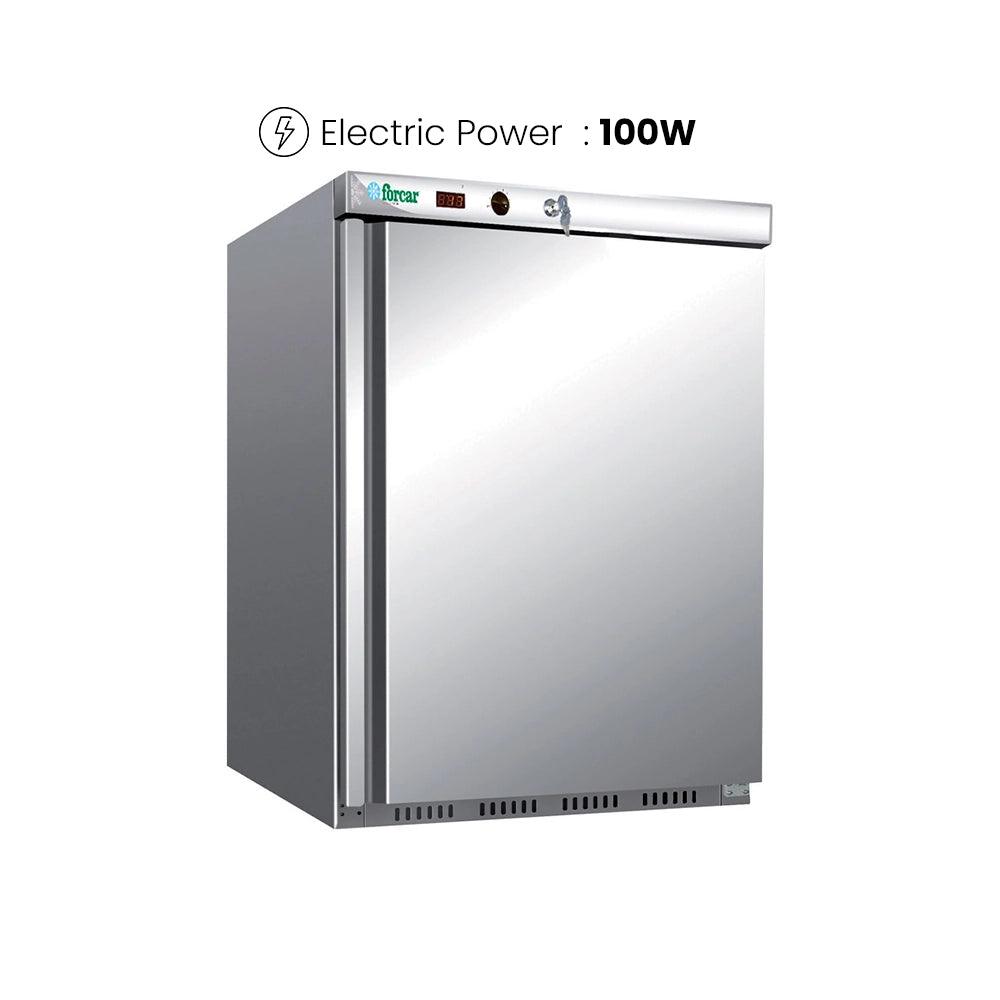 Forcar G-ER200SS Single Door Under Counter Freezer 130 Liter 100W - HorecaStore