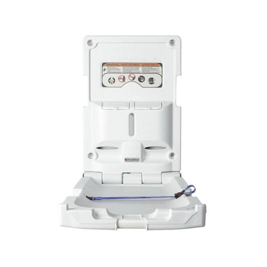 Foundations Classic Vertical Surface Mount Changing Station with Becker Plate L 49.53 x W 10.16 x H 77.47 cm