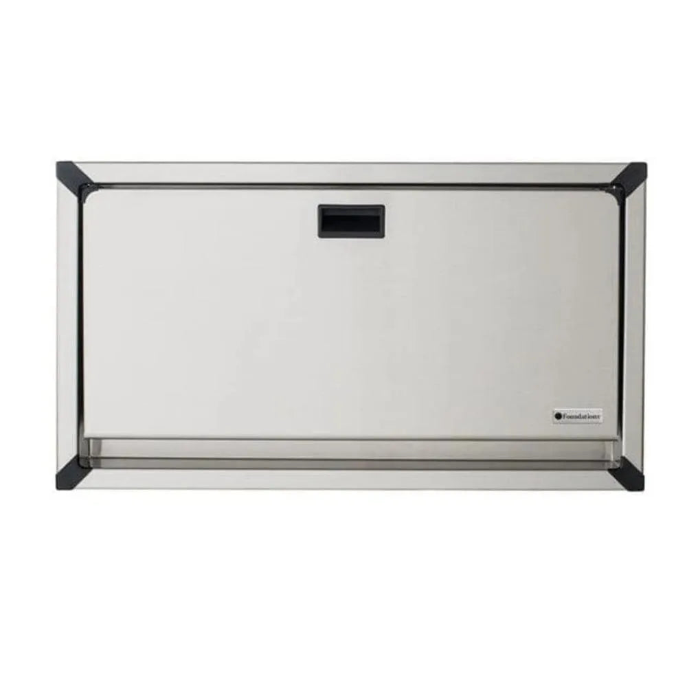 Foundations Stainless Series, Horizontal Baby Changing Table, Surface Mount L 95 x W 10 x H 55 cm