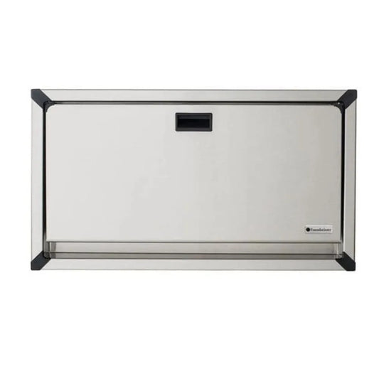 Foundations Stainless Series, Horizontal Baby Changing Table, Recessed Mount L 95 x W 10 x H 55 cm