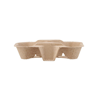 Free Plastik FPD1006 Corrugated Paper Cup Holder For 2 Cups 600pcs