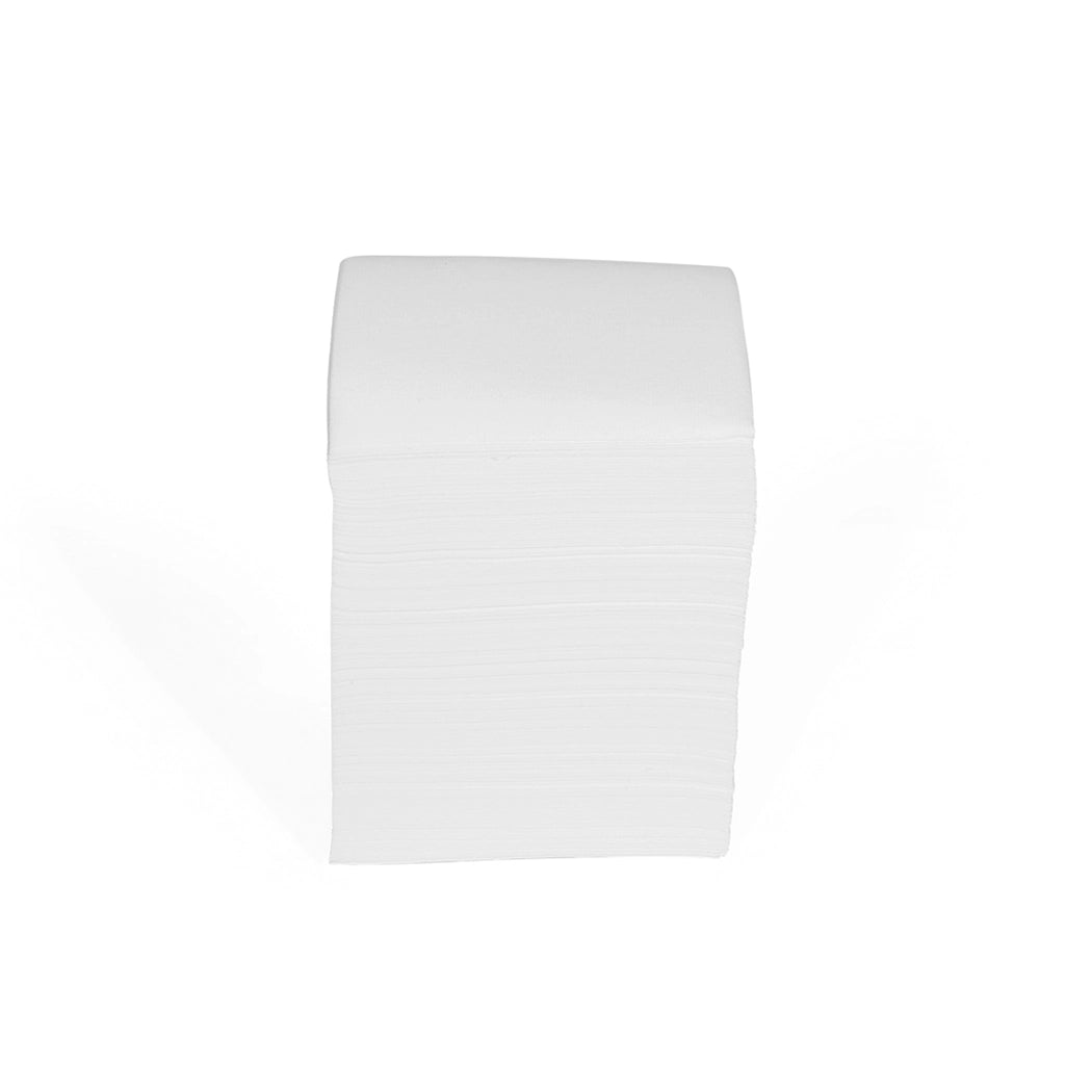 Free Plastik Disposable Paper Napkin 25x25cm White, Pack of 100 pcs