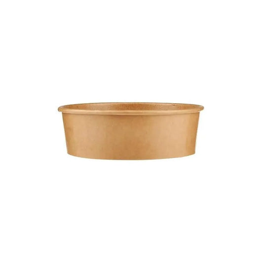 Free Plastik FPD1012 26 oz Paper Salad Bowl Without Lid 360Pcs, Ø15 X H6 cm