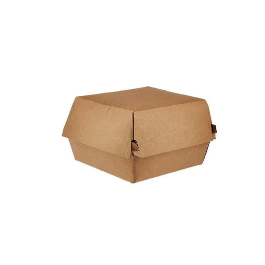 Free Plastik FPD1014 Paper Burger Box Large 500pcs, 12 X 12 X 9 cm