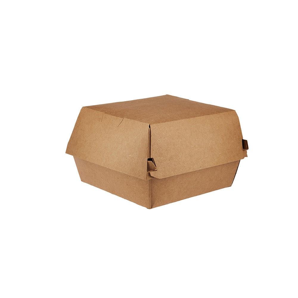 Free Plastik FPD1014 Paper Burger Box Large 500pcs, 12 X 12 X 9 cm