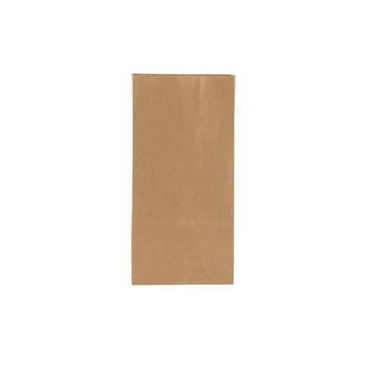 Free Plastik FPD1023 Paper Square Bottom Paper Bags 500pcs, 12 X 7.5 X 24 cm