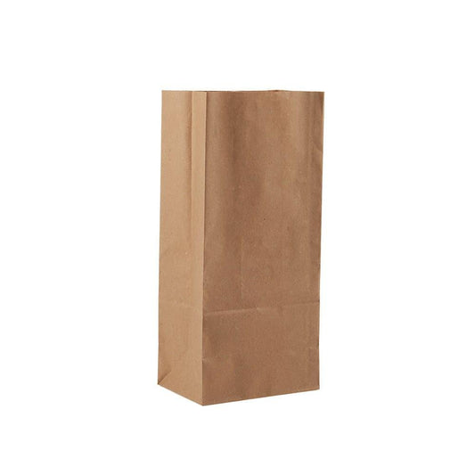 Free Plastik FPD1024 Paper Square Bottom Paper Bags 500pcs, 15 X 10.5 X 33.5 cm - HorecaStore