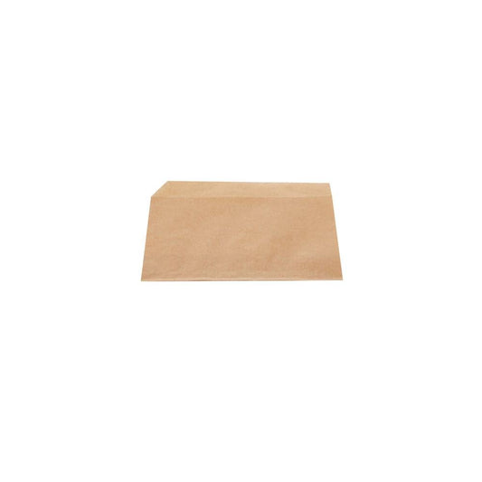 Free Plastik FPD1028 Plain Small Paper Pocket Wrap 1000pcs, 12 X 12 cm - HorecaStore