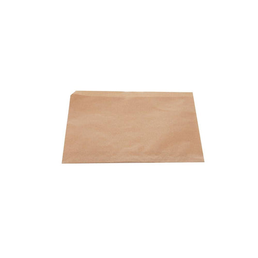 Free Plastik FPD1029 Plain Large Paper Pocket Wrap 1000pcs, 16 X 16 cm - HorecaStore