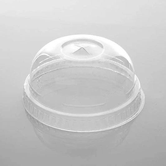 Free Plastik FPD1032 Dome Lid With Hole For 12/14/16 oz  PET Juice Cup, Ø9 cm