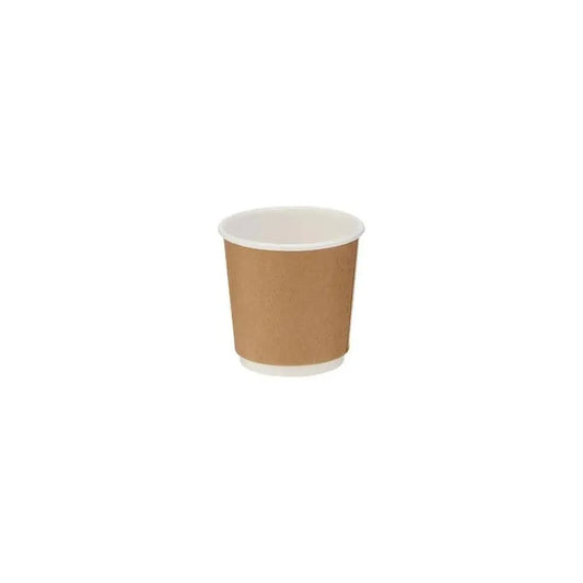 Free Plastik FPD1039 4 oz Double Wall Paper Cup 1000pcs, Ø6 X H6.5 cm