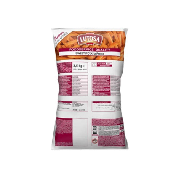 Lutosa Frozen Sweet Potato Fries 4 x 2.5 Kgs   HorecaStore