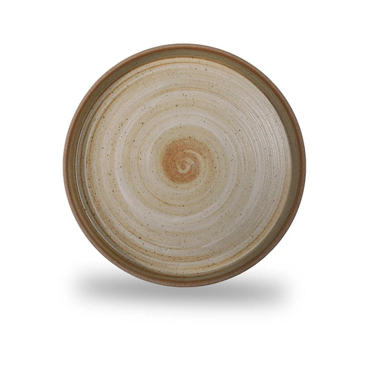 Furtino England Desert 7"/17cm Round Porcelain Walled Plate - HorecaStore