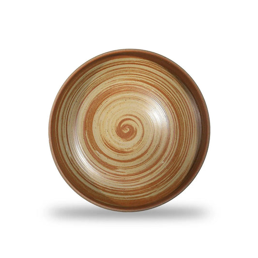 Furtino England Desert 8.25"/21cm Round Porcelain Deep Plate - HorecaStore