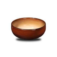 Furtino England Festive 5.9"/15cm Honey Stoneware Round Bowl