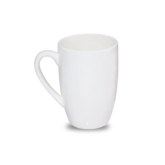 Furtino England Finesse 11.8oz/35cl White Porcelain Mug - HorecaStore