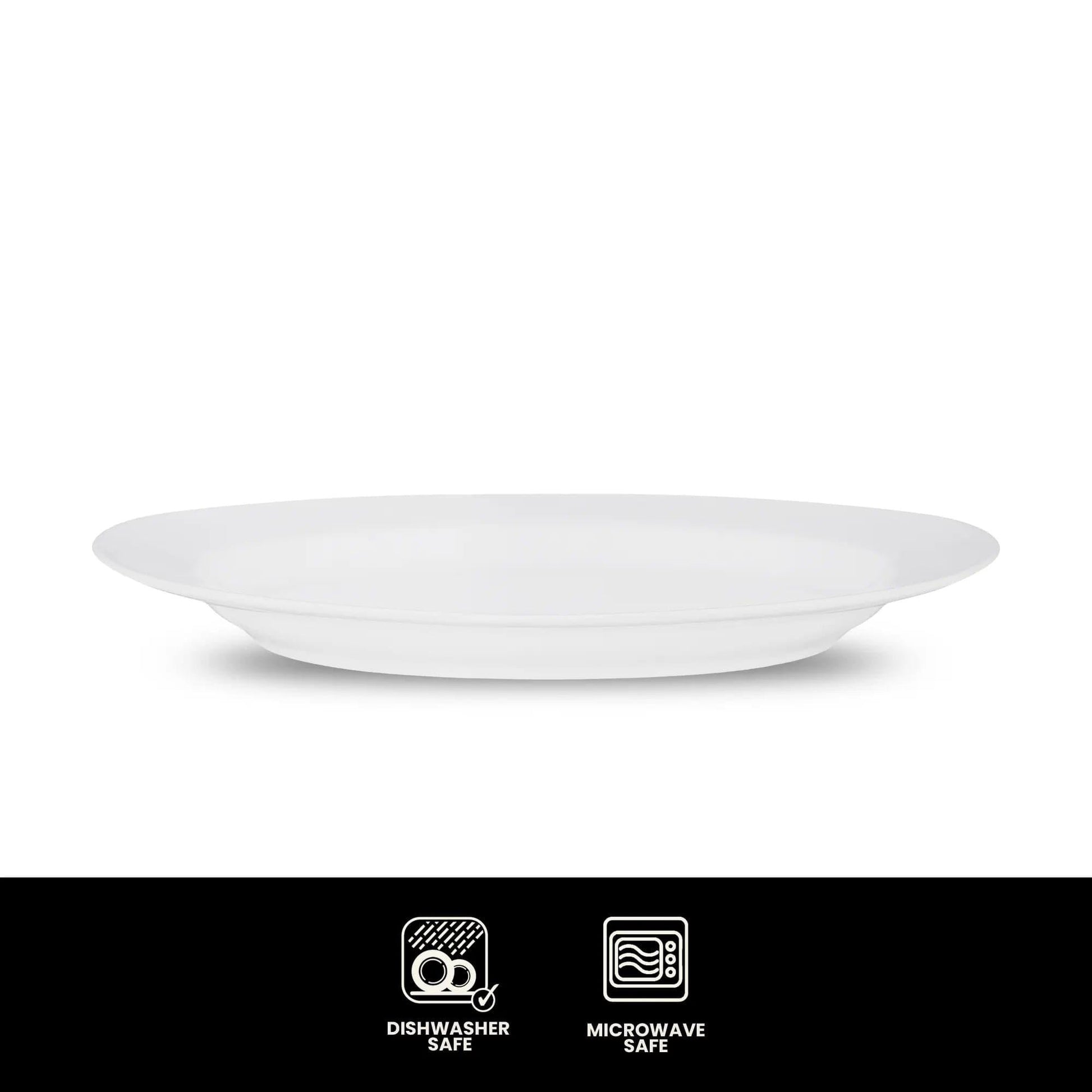 Furtino England Finesse 15"/36cm White Oval Porcelain Platter 1/Case