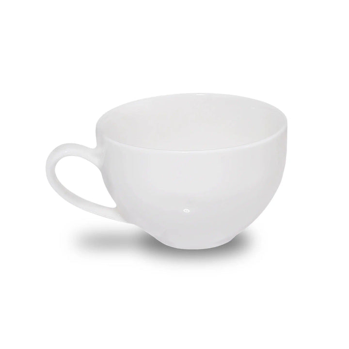 Furtino England Finesse 3oz/9cl White Round Porcelain Espresso Cup - HorecaStore