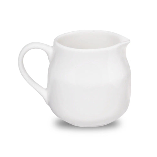 Furtino England Finesse 7.7oz/23cl White Round Porcelain Creamer