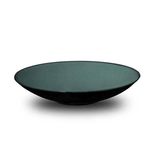 Furtino England Impression Sage Green 25cm/9.8" Porcelain Round Coupe Deep Plate - HorecaStore