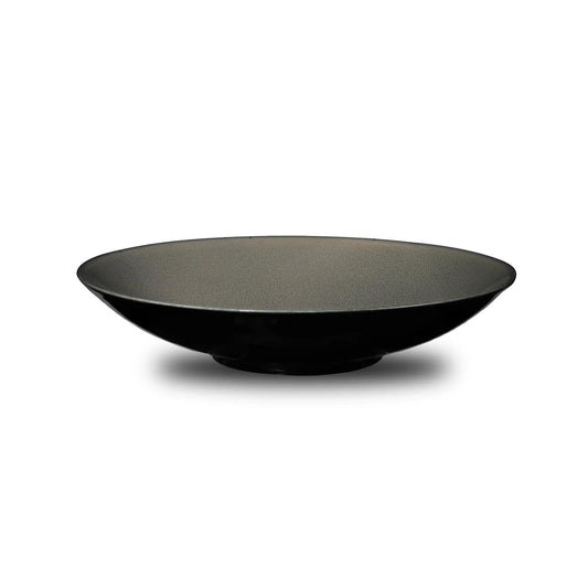 Furtino England Impression Smoke 9.8"/25cm Porcelain Round Coupe Deep Plate - HorecaStore